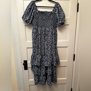 English Factory floral printed maxi dress